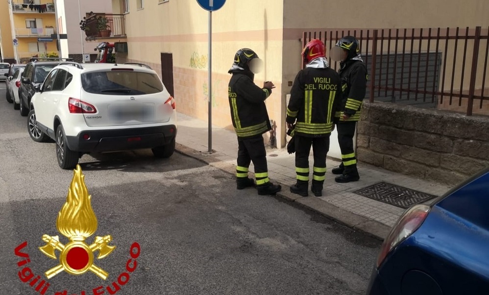 Fuga di gas a Sassari, intervengono i Vigili del fuoco