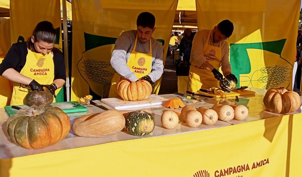 Zucca Day. Nei mercati di Campagna Amica petizione contro il cibo sintetico 