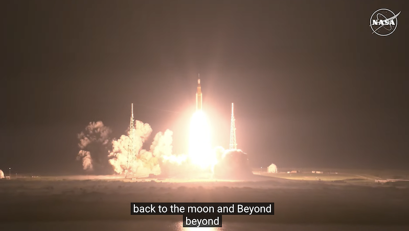 Si torna sulla Luna: partito Artemis 1