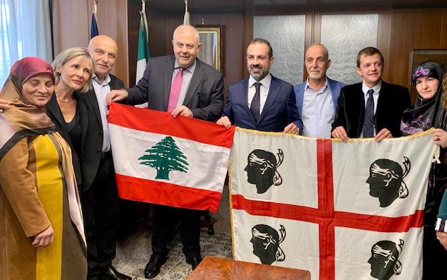 Visita ufficiale in Consiglio regionale di una delegazione libanese