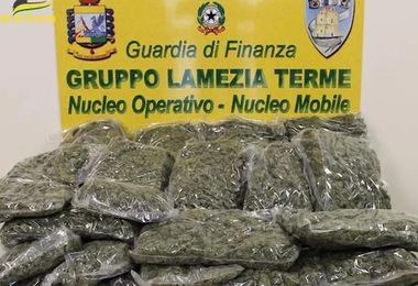 Da Nuoro alla Calabria due pacchi con 50 chili di marijuana 