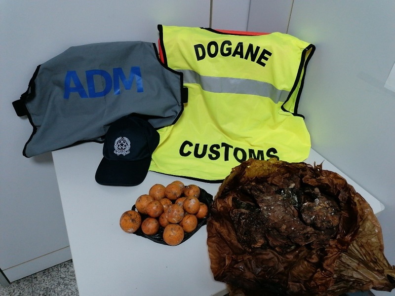 Alghero: carne non tracciabile sequestrata in aeroporto