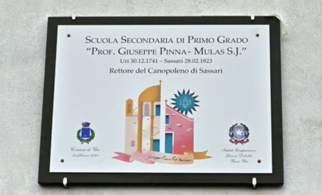 La scuola media di Uri intitolata a Padre Giuseppe Pinna-Mulas S.J., il sindaco: “Decisione presa coinvolgendo gli studenti”