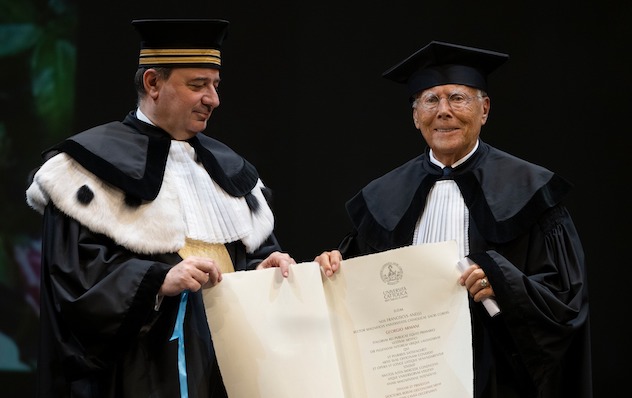 A Piacenza la laurea honoris causa dell’Università Cattolica a Giorgio Armani