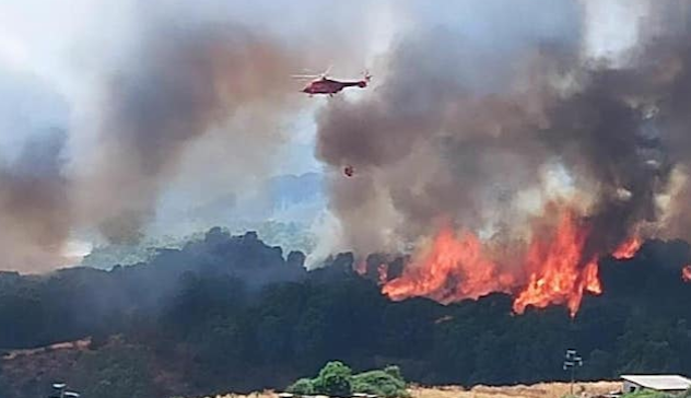 Incendi in Sardegna: pericolo “alto” confermato sino a domenica 2 luglio