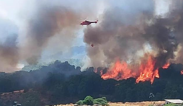 Incendi in Sardegna: pericolo “alto” confermato sino a domenica 2 luglio