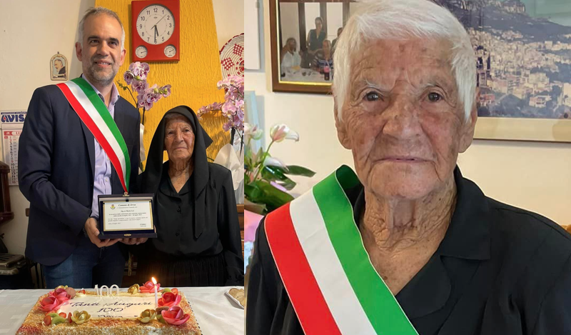 Jerzu festeggia i 100 anni zia Maria Loi 