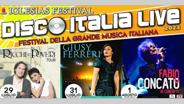 Iglesias, domani Giusy Ferreri in concerto: prosegue “Disco Italia Live”
