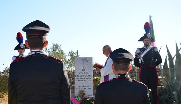 Ozieri: celebrata la commemorazione del sacrificio dell’Appuntato Ciriaco Carru e del Carabiniere Scelto Walter Frau