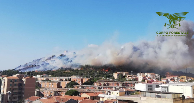 Incendio nel Parco di San Michele a Cagliari, arrestato un 50enne 