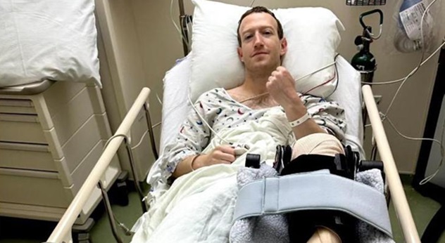 Mark Zuckerberg in ospedale, operato per un infortunio: cosa è successo