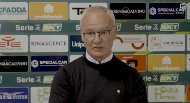 Alle 18 Lazio-Cagliari: Ranieri in 