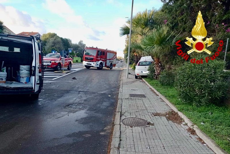 Incidente stradale ad Alghero: coinvolte più vetture