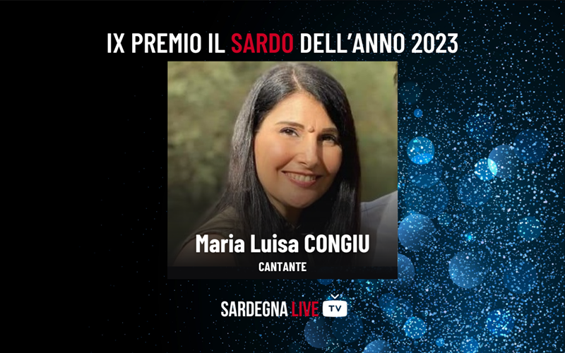 Premio Sardo dell'anno 2023: la candidata Maria Luisa Congiu