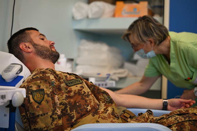 Donazione di sangue: in campo il 3°reggimento bersaglieri della Brigata ''Sassari''