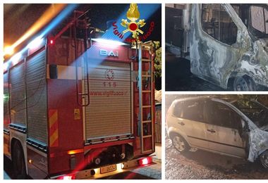 Ancora veicoli in fiamme: a Cannigione due auto bruciate