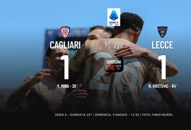 Cagliari-Lecce 1-1, Krstovic riprende Mina in una partita che poteva andare diversamente