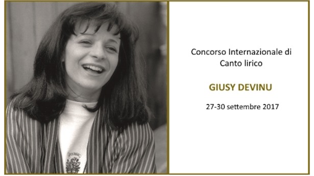 Omaggio a Giusy Devinu: dal 27 al 30 settembre Concorso internazionale di Canto lirico
