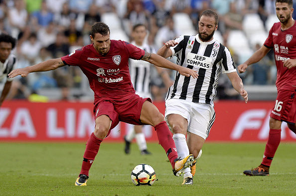 Juventus-Cagliari 3-0, sconfitta pesante all'esordio in campionato