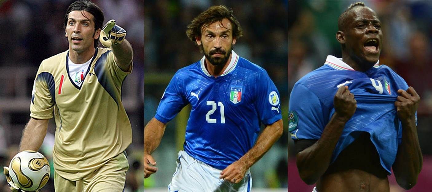 Buffon, Pirlo e Balo. Solo tre italiani in corsa per il Pallone d'Oro