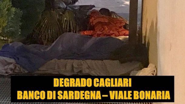 Bivacco di senzatetto e migranti in Viale Bonaria, il deputato di Unidos Pili: 
