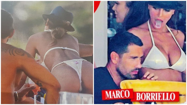 Borriello e Cristina Buccino paparazzati a Ibiza da 