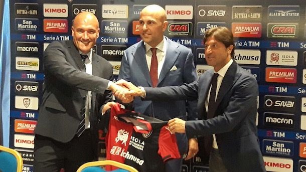 Il Cagliari presenta il nuovo Direttore Sportivo, Giovanni Rossi