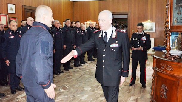 Visita in Sardegna del Comandante Generale dell'Arma dei Carabinieri Tullio Del Sette