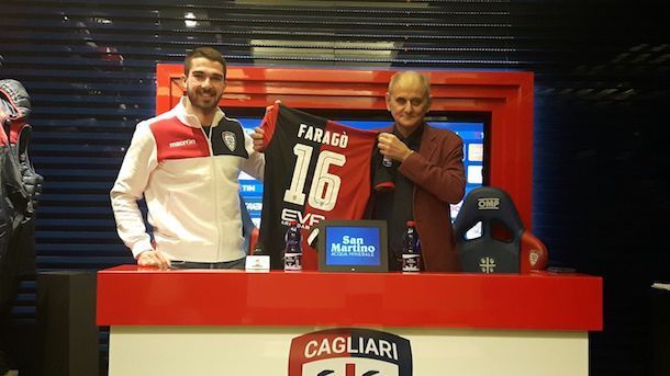 Cagliari Calcio. Presentato Faragò: ''Che emozione essere qui''