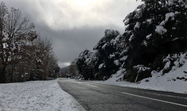 Gelo e neve fino a mercoledì in Sardegna