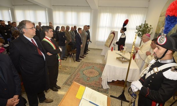 Celebrazione della Santa Messa in onore della Virgo Fidelis, patrona dell'Arma dei Carabinieri