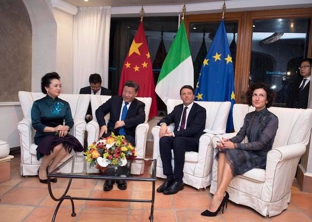 Per Renzi cena con il presidente della Repubblica cinese: 