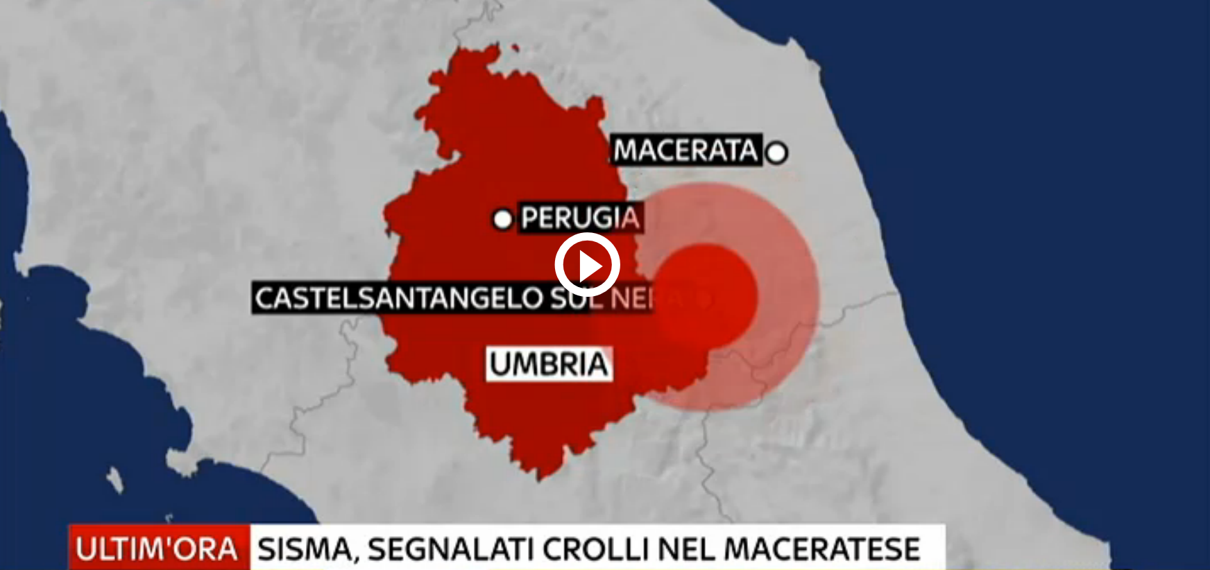 La scossa di terremoto è stata avvertita anche nel Lazio, Umbria, Abruzzo e Toscana