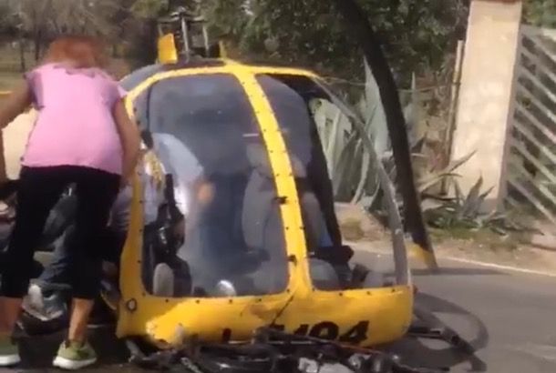 È morto il pilota dell'elicottero ultraleggero Dragon Fly precipitato questa mattina a Soleminis