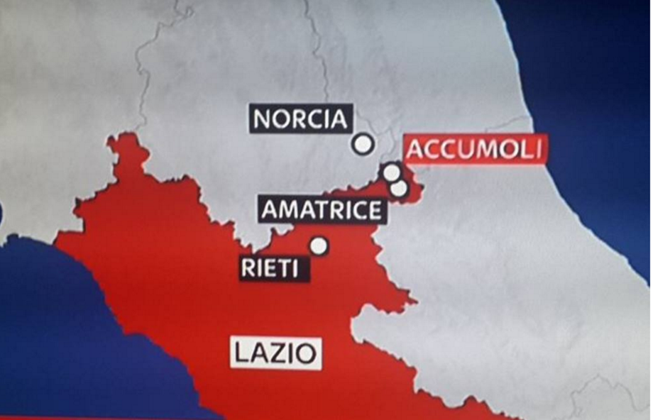 In diretta dal centro Italia le immagini del disastro | APRI LIVE