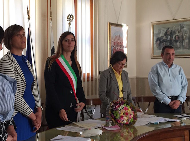 Il sindaco Daniela Falconi presenta la nuova Giunta