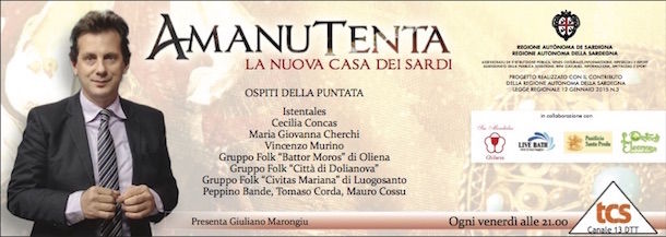 In diretta su Sardegna Live: AmanuTenta, il nuovo programma di Giuliano Marongiu