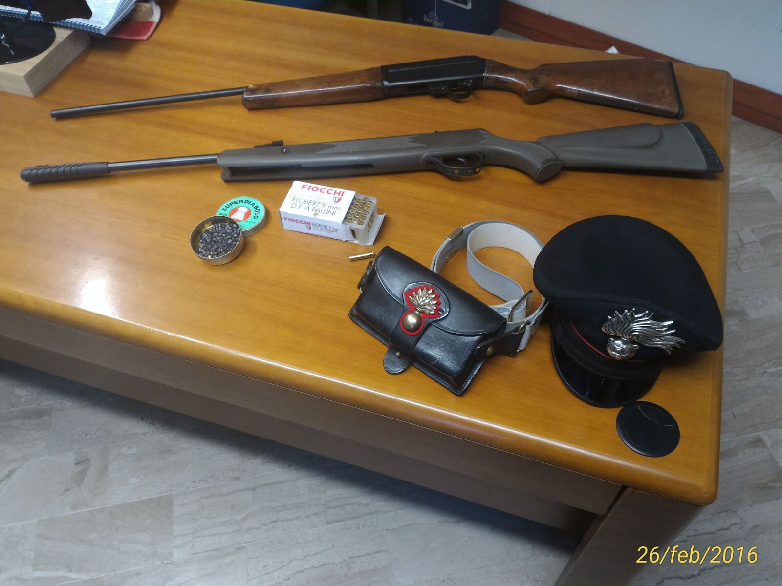 I Carabinieri arrestano un 34enne con l'accusa di detenzione di armi clandestine