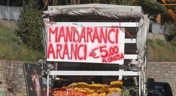 Il caso del fruttivendolo multato a Cagliari per violazione delle norme sul commercio