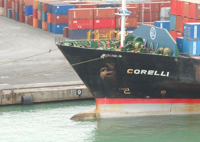 Incidente mortale su un cargo turco: il corpo è stato portato a Cagliari