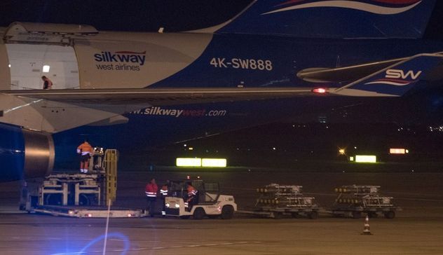 Un boeing 747 cargo carico bombe è decollato questa mattina prima dell'alba dall'aeroporto di Cagliari