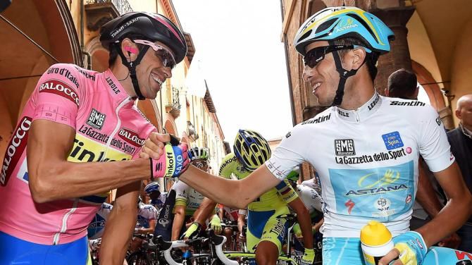Contador maglia rosa a Milano, Aru miglior giovane e secondo a 1'53''