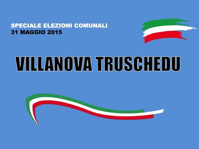 Villanova Truschedu. Elezioni Comunali 31 maggio 2015. I risultati delle votazioni