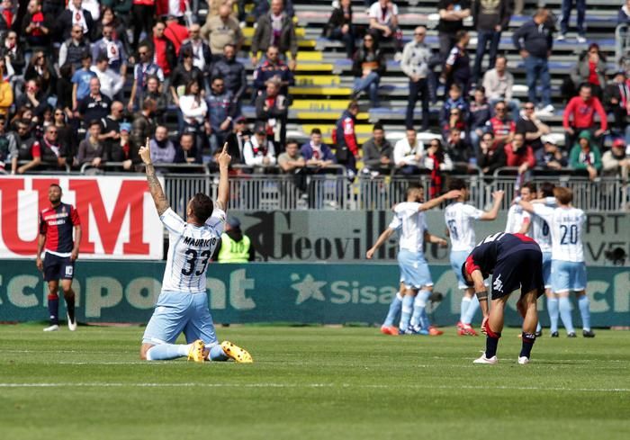 Cagliari-Lazio finisce 1-3. Rossoblu penultimi, superati anche dal Cesena