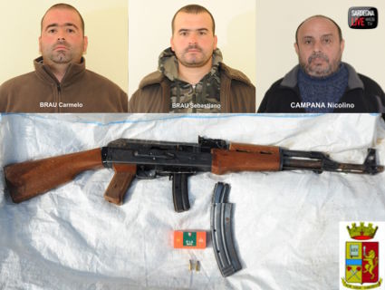 Arrestati tre allevatori per detenzione di un fucile