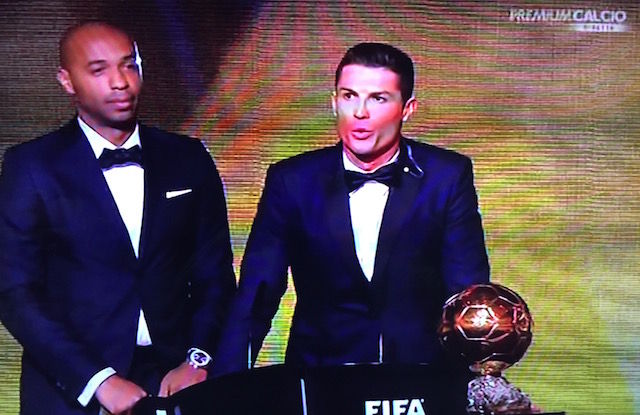 Pallone d'oro 2014: vince Cristiano Ronaldo