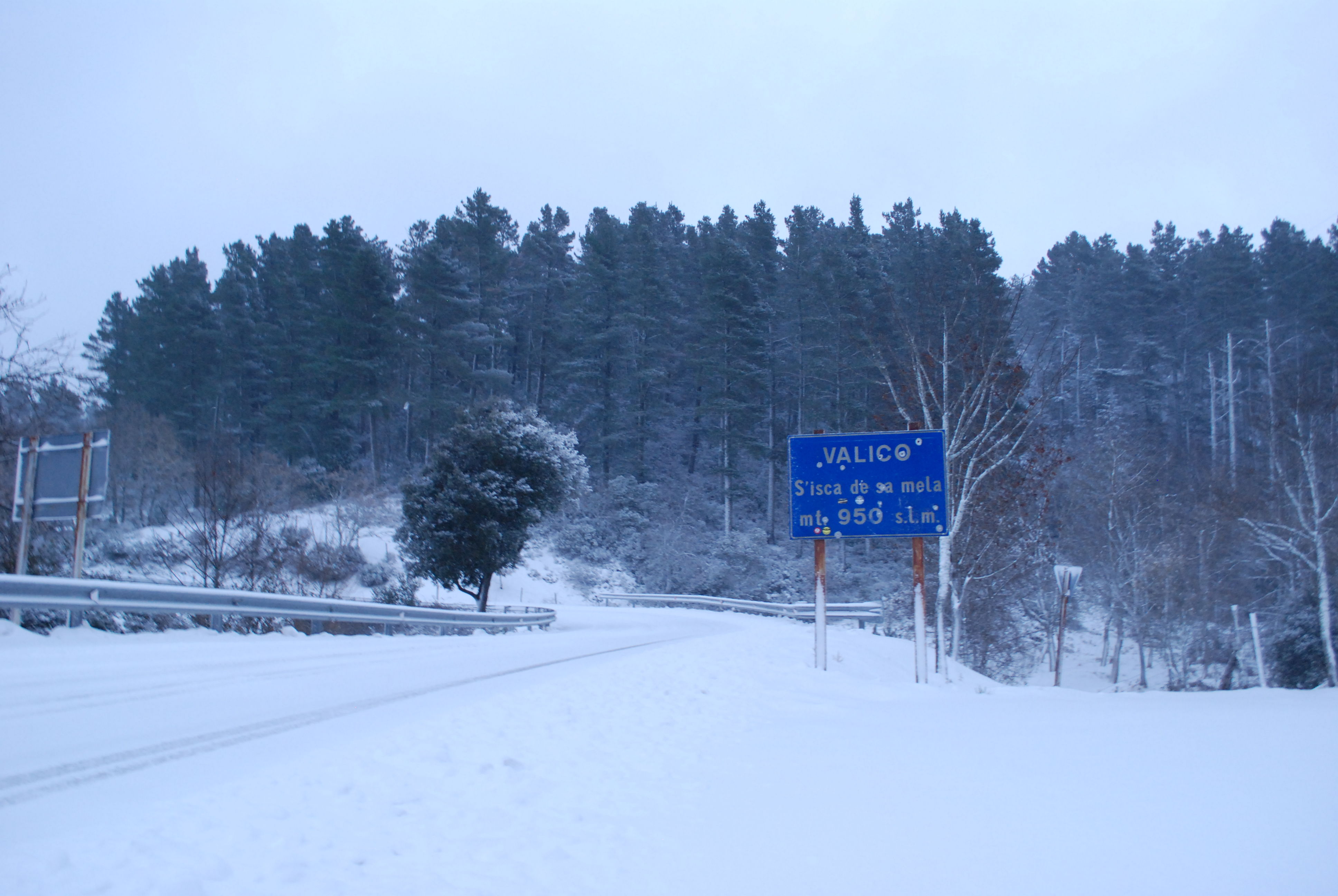 Capodanno: neve e gelo a Nuoro, sulla 131 Dcn 30 km di coda
