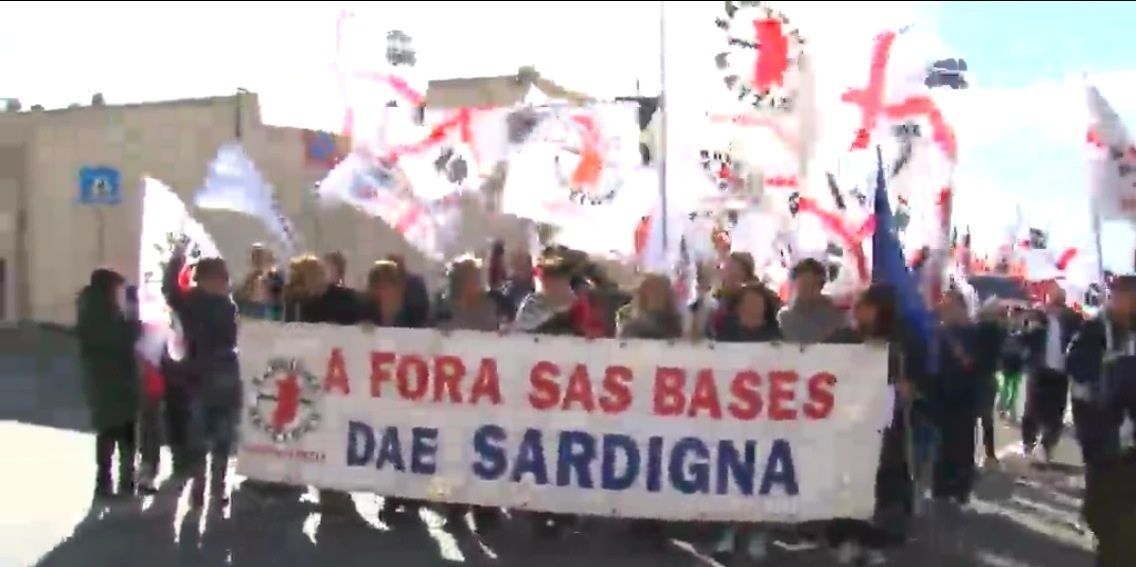 Manifestazione a Cagliari: 