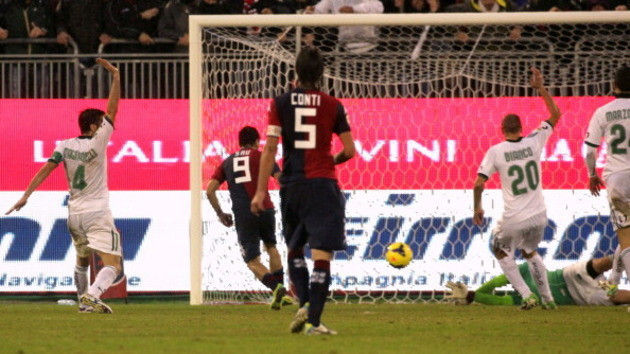 Serie A. Cagliari X: il Sassuolo colpisce con Zaza, Sau risponde e finisce 1-1