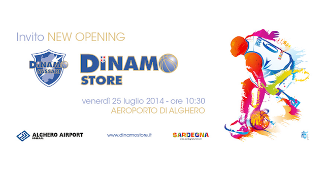Nuovo Dinamo Store all'aeroporto di Alghero